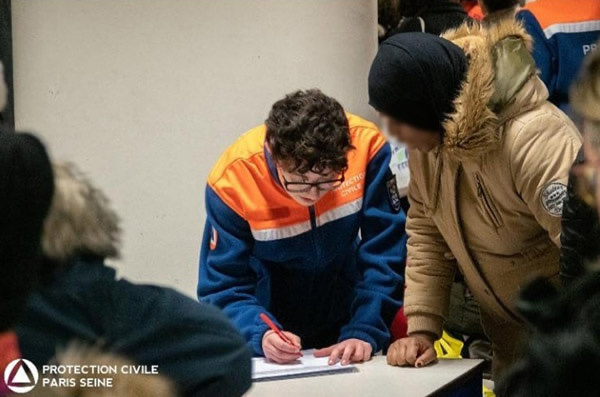 Centre d'accueil des impliqués lors d'une catastrophe