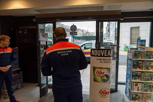 Collecte alimentaire en supermarché