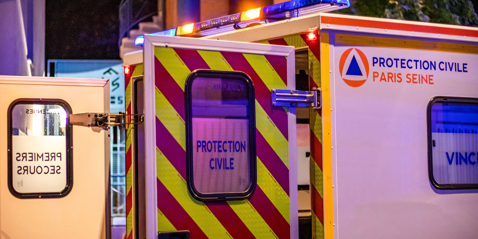 Bénévoles de la Protection Civile de Vincennes en mission